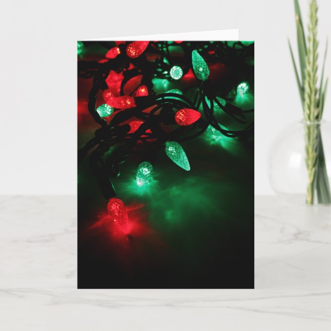Festiva La luz ata la tarjeta (Anverso)