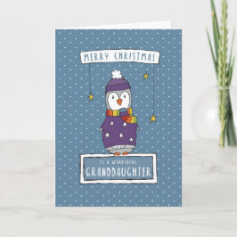 Festiva La maravillosa tarjeta de Navidades nietas