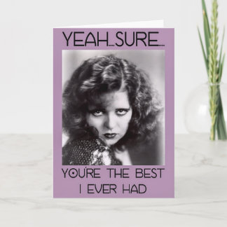 Festiva La mejor tarjeta de felicitación que he tenido