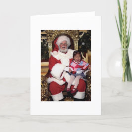 Festiva La pequeña tarjeta de problemas de Santa