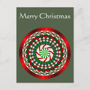Festiva La postal de los colores de los Navidades