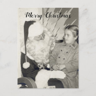 Festiva La postal de los Navidades de Papá Noel