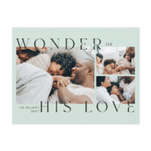 La postal de sus Navidades de amor