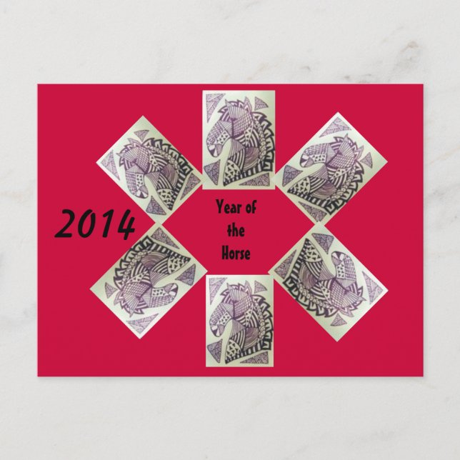 Festiva La postal del Año Nuevo Chino 2014 (Anverso)