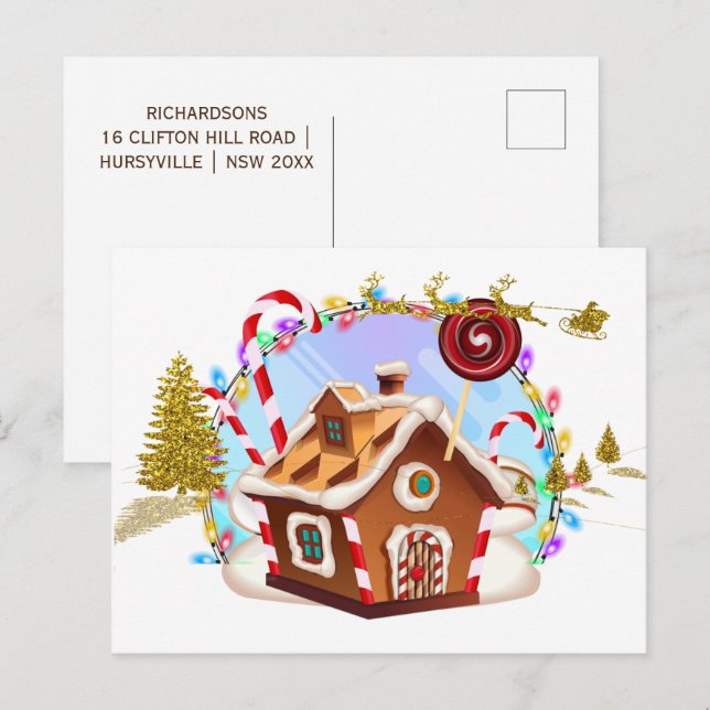 Festiva La postal mágica de vacaciones (Anverso / Reverso)