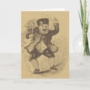 Festiva La primera tarjeta de dibujo de St. Nick de Thomas