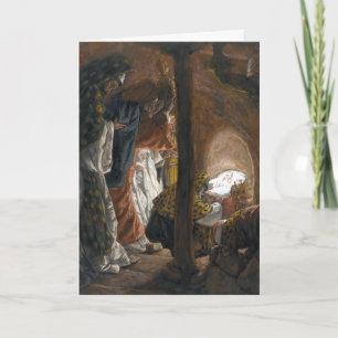 Festiva La tarjeta "Adoración de la Magi" de Tissot