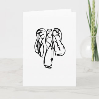 Festiva La tarjeta Angel Blank de Erin