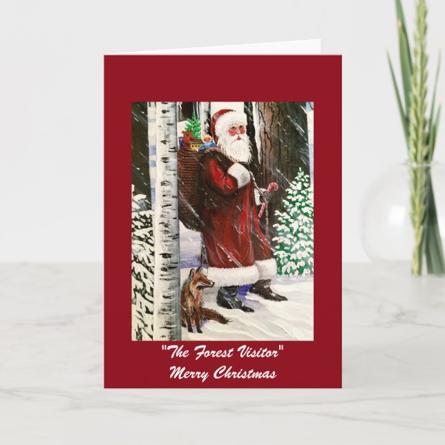 Festiva La tarjeta de felicitación 2 de los visitantes del (Anverso)