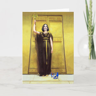 Festiva La tarjeta de felicitación de cumpleaños de la era