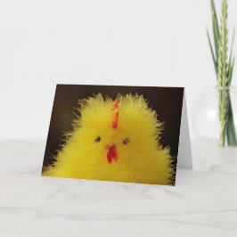 Festiva La tarjeta de felicitación Fluffy Chick