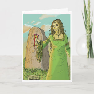 Festiva La tarjeta de felicitaciones del Día de Acción de