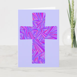 Festiva La tarjeta de la Cruz de Pascua Z dentro de lectur