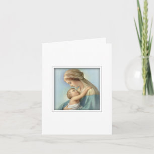 Festiva La tarjeta de la Virgen y el Niño