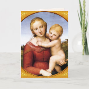 Festiva La tarjeta de Navidades del Cobre Madonna