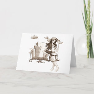 FESTIVA LA TARJETA DE OCASIÓN DE LA PLACA DE FASHIONPLATE