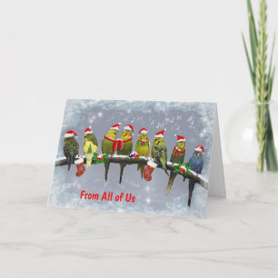 Festiva La Tarjeta De Pequeños Carollers (Introduzca Su Pr