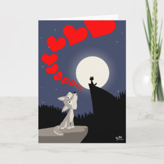 Festiva La tarjeta de saludo de la llamada de amor