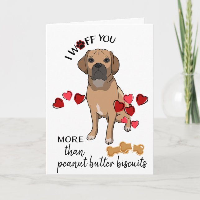 Festiva La tarjeta de San Valentín de tu perro maltratador (Anverso)