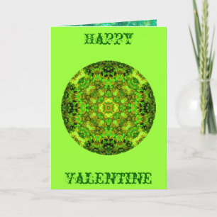 Festiva La tarjeta de San Valentín "verde"