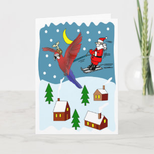 Festiva la tarjeta del loro