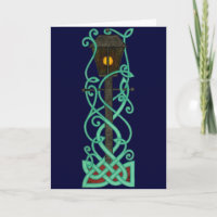 La tarjeta Lamppost