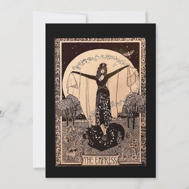 Festiva La tarjeta Tarot de Empress (Anverso)