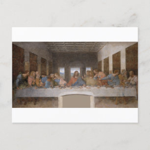 Festiva La última cena de la postal Leonardo Da Vinci