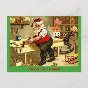 Festiva La vieja postal de los Navidades del taller de San