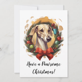 Festiva Lápiz en la tarjeta de Navidades de Wreath