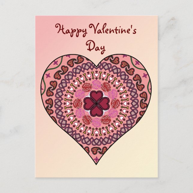 Festiva Las capas de la postal del corazón (Anverso)