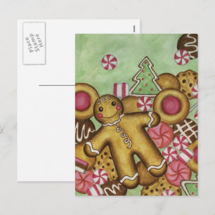 Festiva Las cookies de los navidades cierran la postal