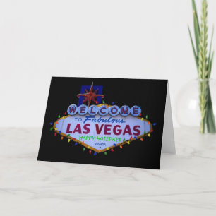 Festiva Las Vegas buenas fiestas enciende la tarjeta
