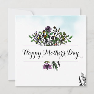 Festiva Lazo Eterno: Tarjeta de Feliz Día de la Madre