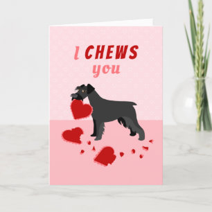 Festiva Le recomiendo la tarjeta de vacaciones Schnauzer E