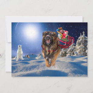 Festiva Leonberger ahorra la tarjeta plana del día de