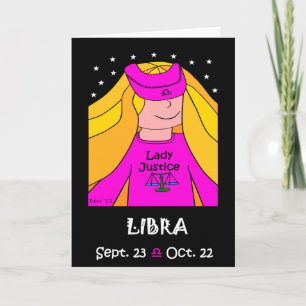 FESTIVA LIBRA - TARJETA DE REUNIÓN DE ZODIAC