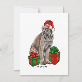 Festiva Lince de Canadá - tarjeta de vacaciones