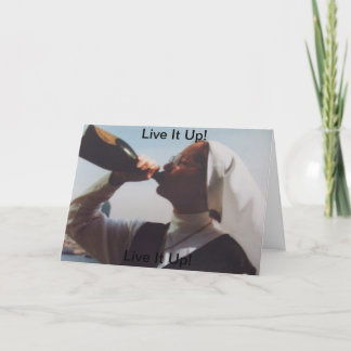 Festiva Live it Up Holiday tarjeta de saludo
