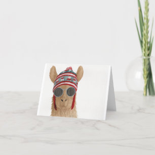 Festiva Llamas en sombras: Tarjeta de saludo de julio 4"x5