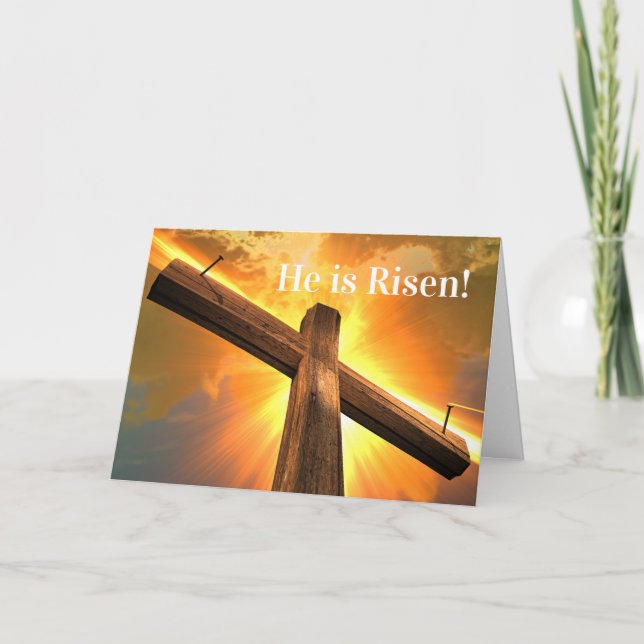 Festiva ¡Lo suben! Tarjeta de pascua (Anverso)