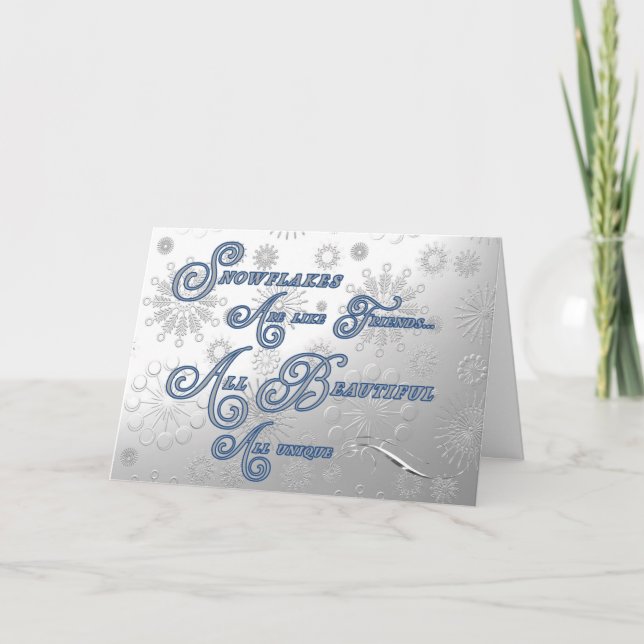 Festiva Los Amigos Son Como La Tarjeta De Vacaciones De Sn (Anverso)