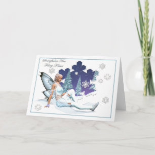 Festiva Los copos de nieve son besos de hadas Tarjeta