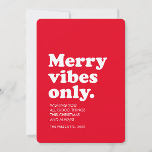 Festiva Los vibes de los cerezos sólo retro tarjeta de vac