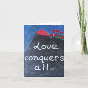 Festiva LOVE CONQUISTA TODA Tarjeta de San Valentín