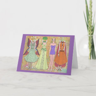 Festiva Luriel, la tarjeta en blanco de papel de elfo de W