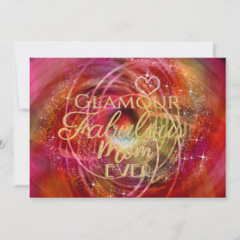 Festiva Magnífica tarjeta de mamá