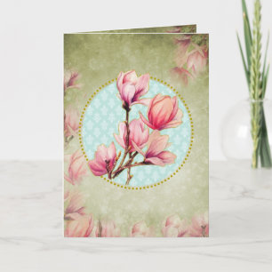 Festiva MAGNOLIAS - Tarjeta de saludo