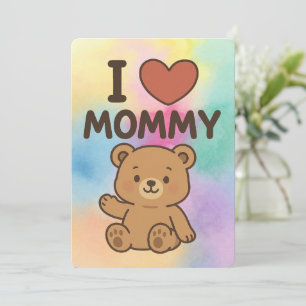 Festiva ❤️ Mamá - Adorable Tarjeta de Saludo para Niños Os