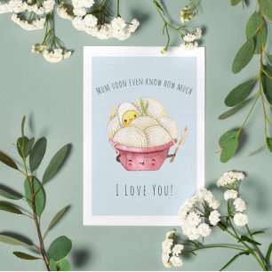 Festiva Mamá Udon   Tarjeta para mamá